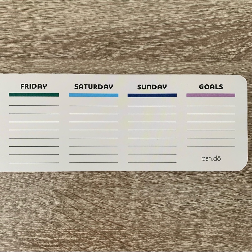 Ban.do Weekly Desk Planner - Picture 4 of 5